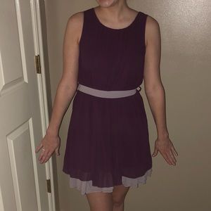 Plum colored dress